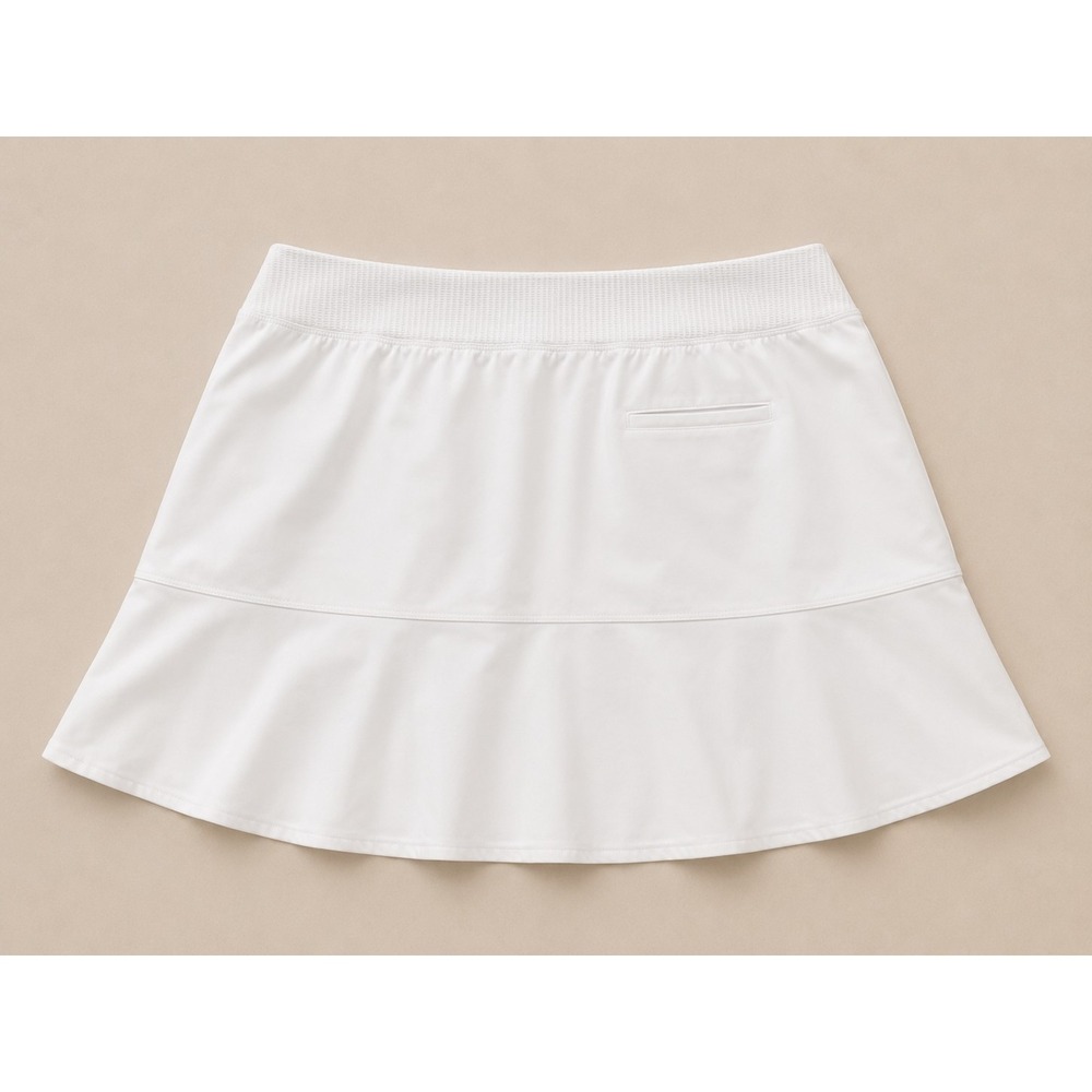 Adidas Golf Skort Womens XL White Tennis Pickleball Athletic Skirt Pocket - Picture 3 of 12
